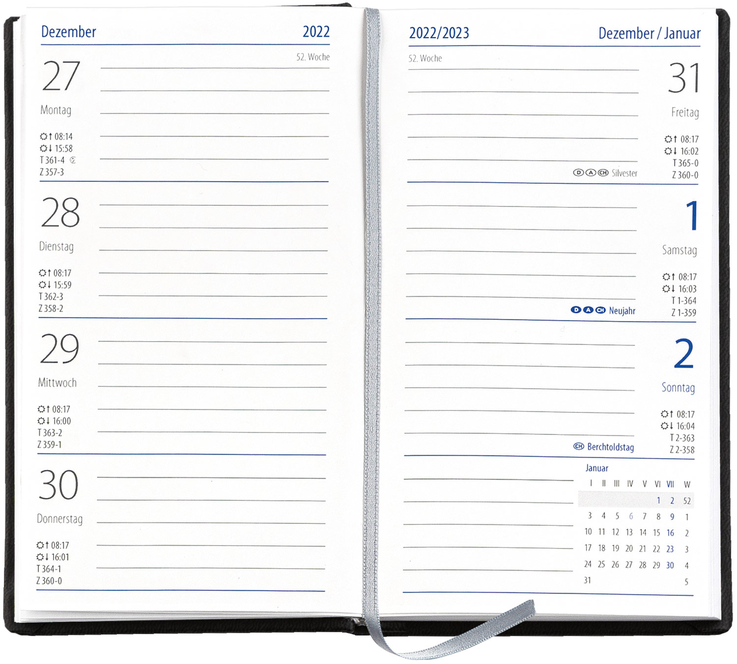 GÜSS Taschenkalender Tucson, 1W=2S
