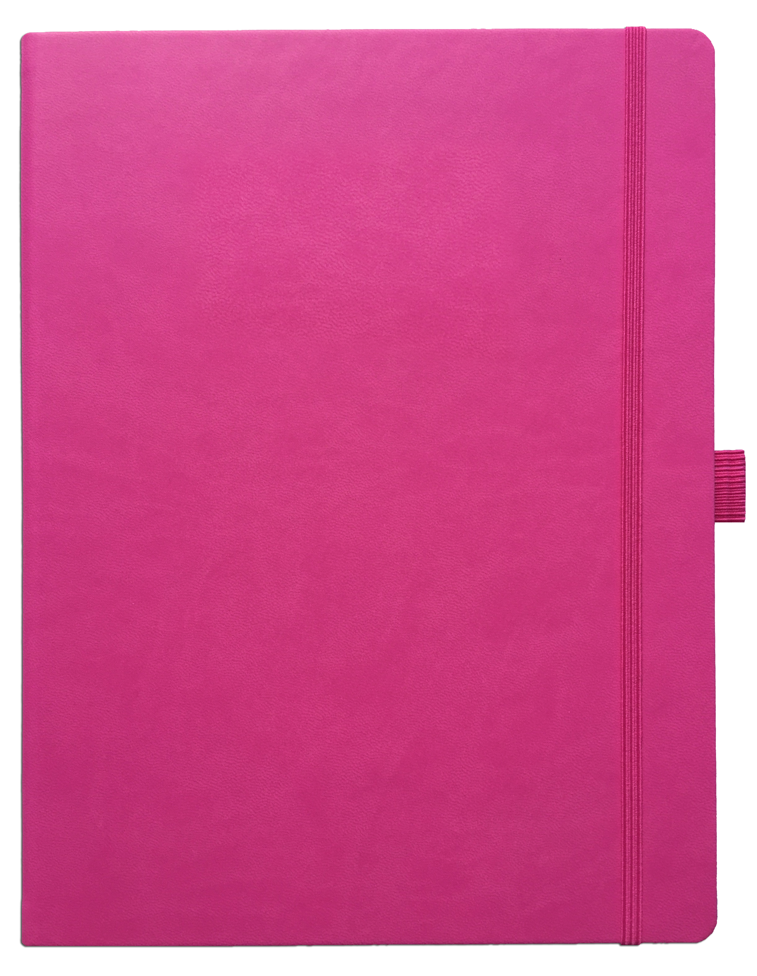 Notizbuch 17 x 25 cm , kariert, 240 S., pink 
